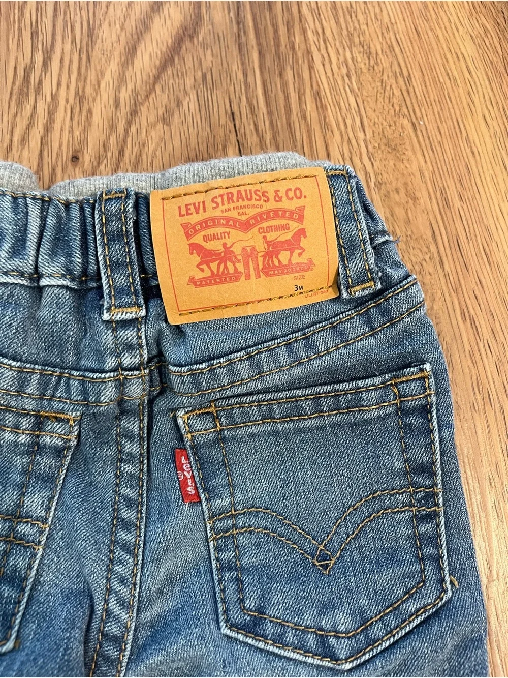 Levis baby Distressed Denim Jeans